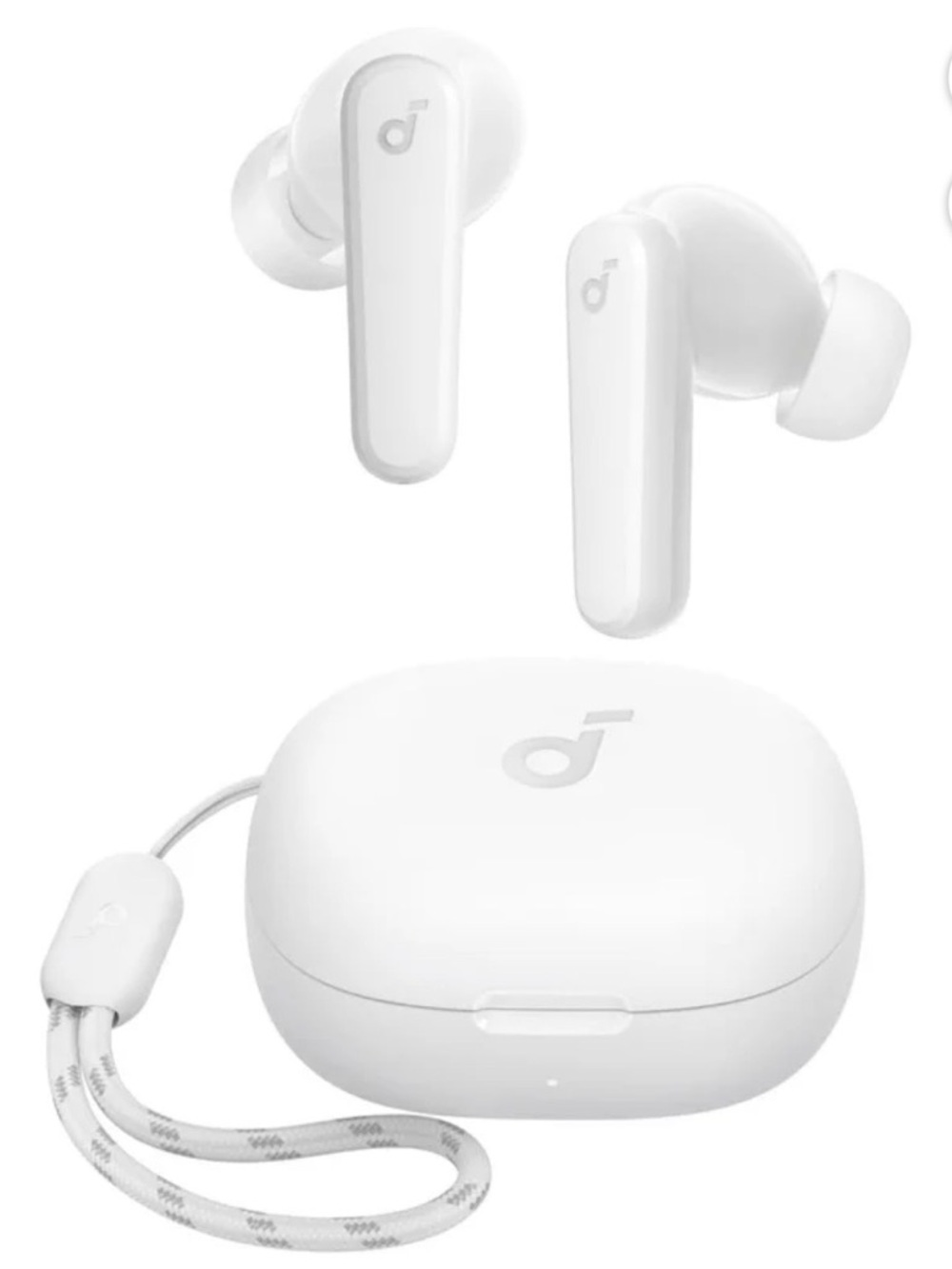 Anker Soundcore P20i Wireless Earbuds - White with Blue Case